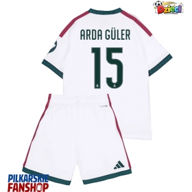 Koszulka piłkarska Real Madrid Arda Guler #15 Strój Domowy dla dzieci 2026-27 tanio Krótki Rękaw (+ Krótkie spodenki)